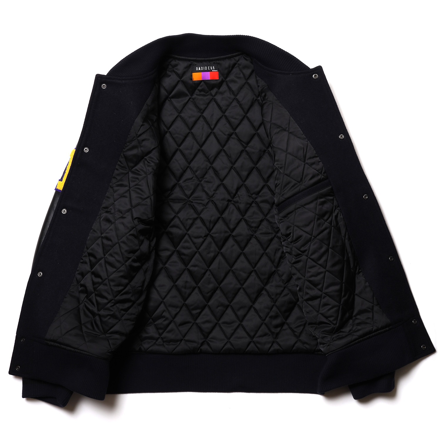 EVANGELION BASEBALL JACKET (NAVY×BLACK(KAWORU))