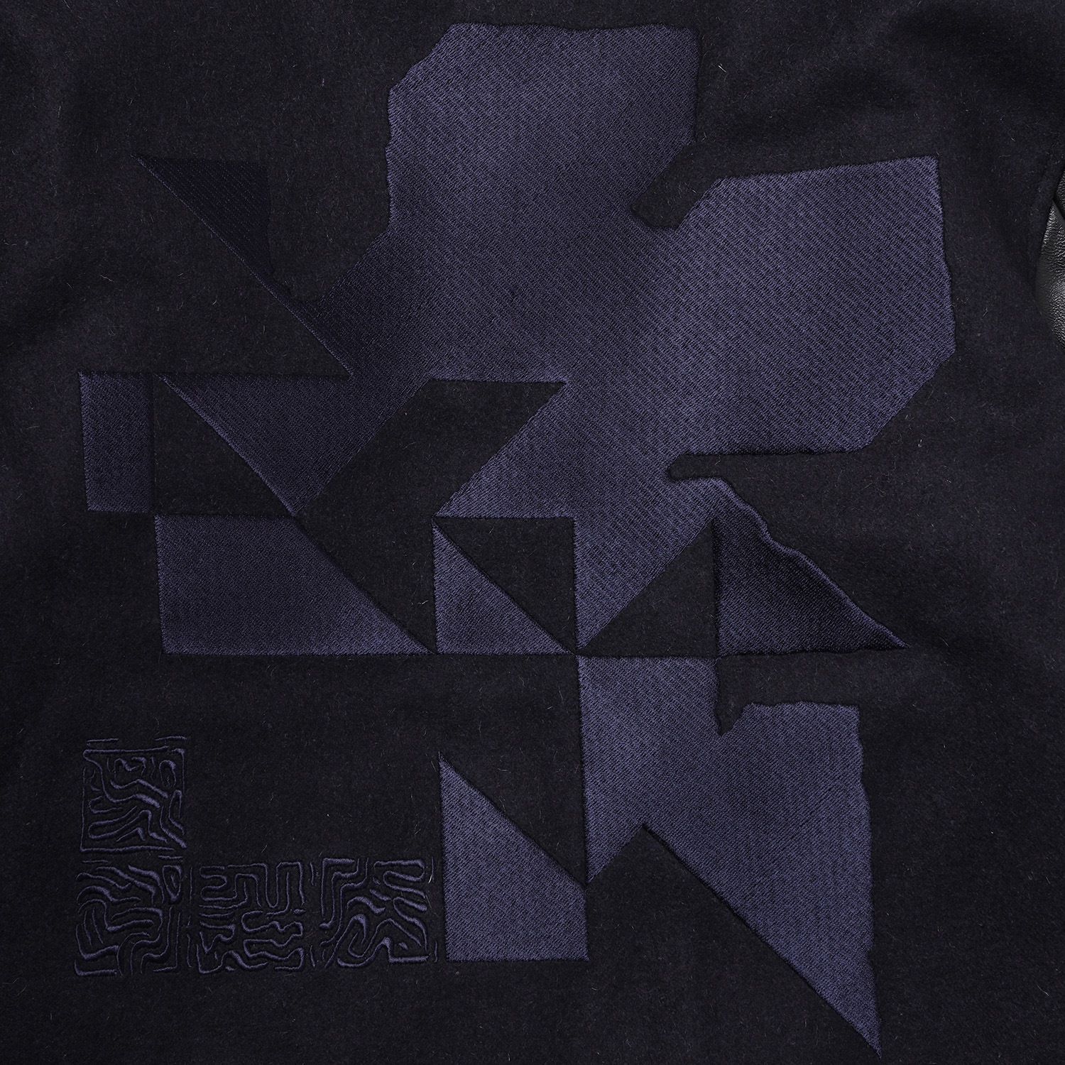 EVANGELION BASEBALL JACKET (NAVY×BLACK(KAWORU))