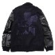EVANGELION BASEBALL JACKET (NAVY×BLACK(KAWORU))