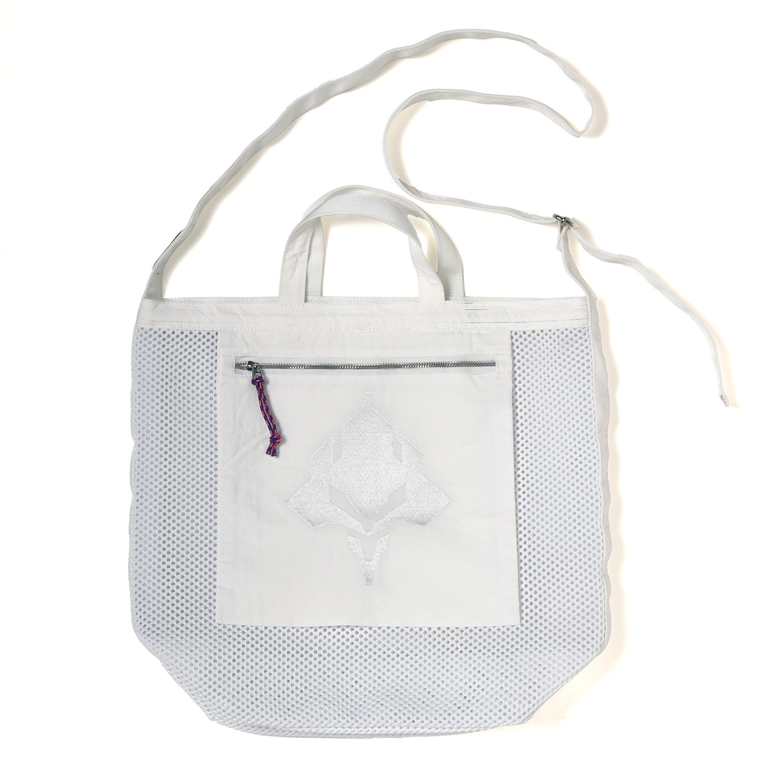 EVANGELION Crochet Mesh Bag (Large) (WHITE)
