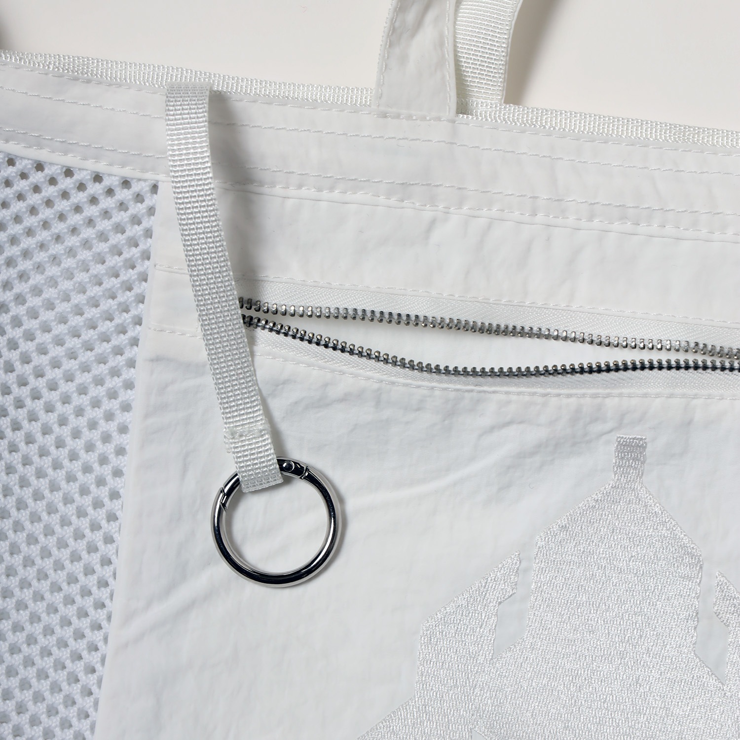 EVANGELION Crochet Mesh Bag (Large) (WHITE)