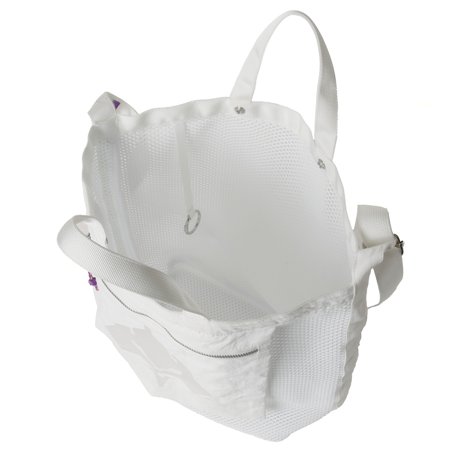 EVANGELION Crochet Mesh Bag (Large) (WHITE)