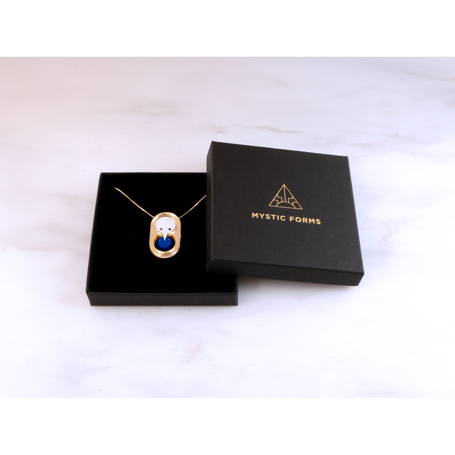 SAKIEL NECKLACE by MYSTIC FORMS（Gold-Blue）