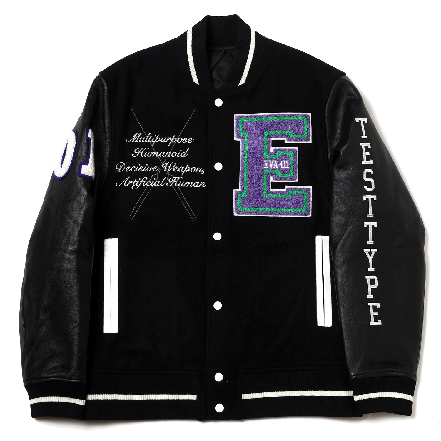 ジャケット・アウター RADIO EVA EVANGELION BASEBALL JACKET エヴァンゲリオン公式アパレルブランド【RADIO EVA Online Store】