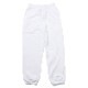 EURO NERV RHINESTONE SWEAT PANTS (WHITE)