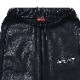 EVA-01 Flower Embroidery Vegan Leather Pants (BLACK)