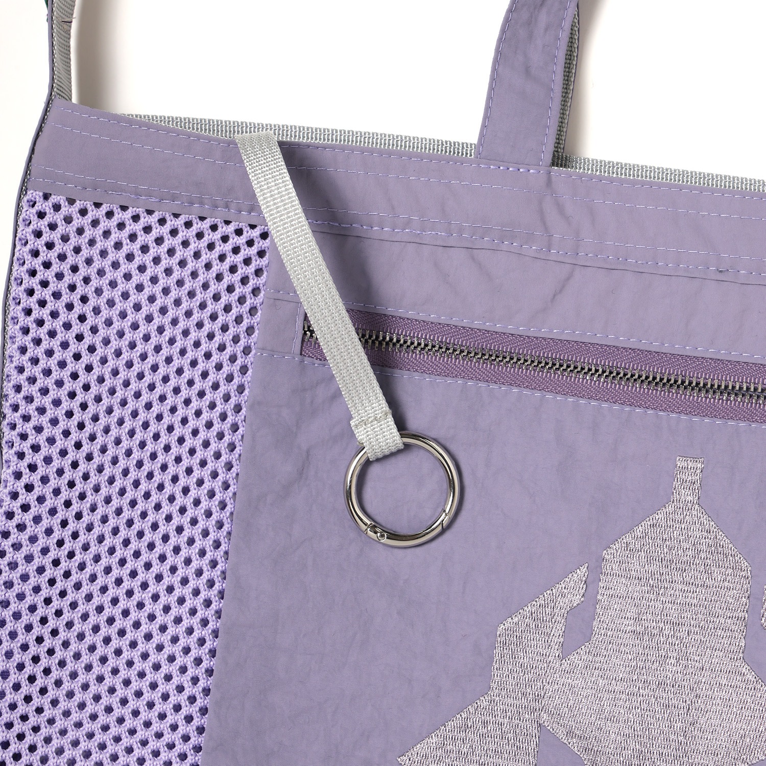 EVANGELION Crochet Mesh Bag (Large) (PURPLE)