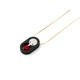 SAKIEL NECKLACE by MYSTIC FORMS（Black-Red）