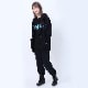 EURO NERV RHINESTONE SWEAT PANTS (BLACK)