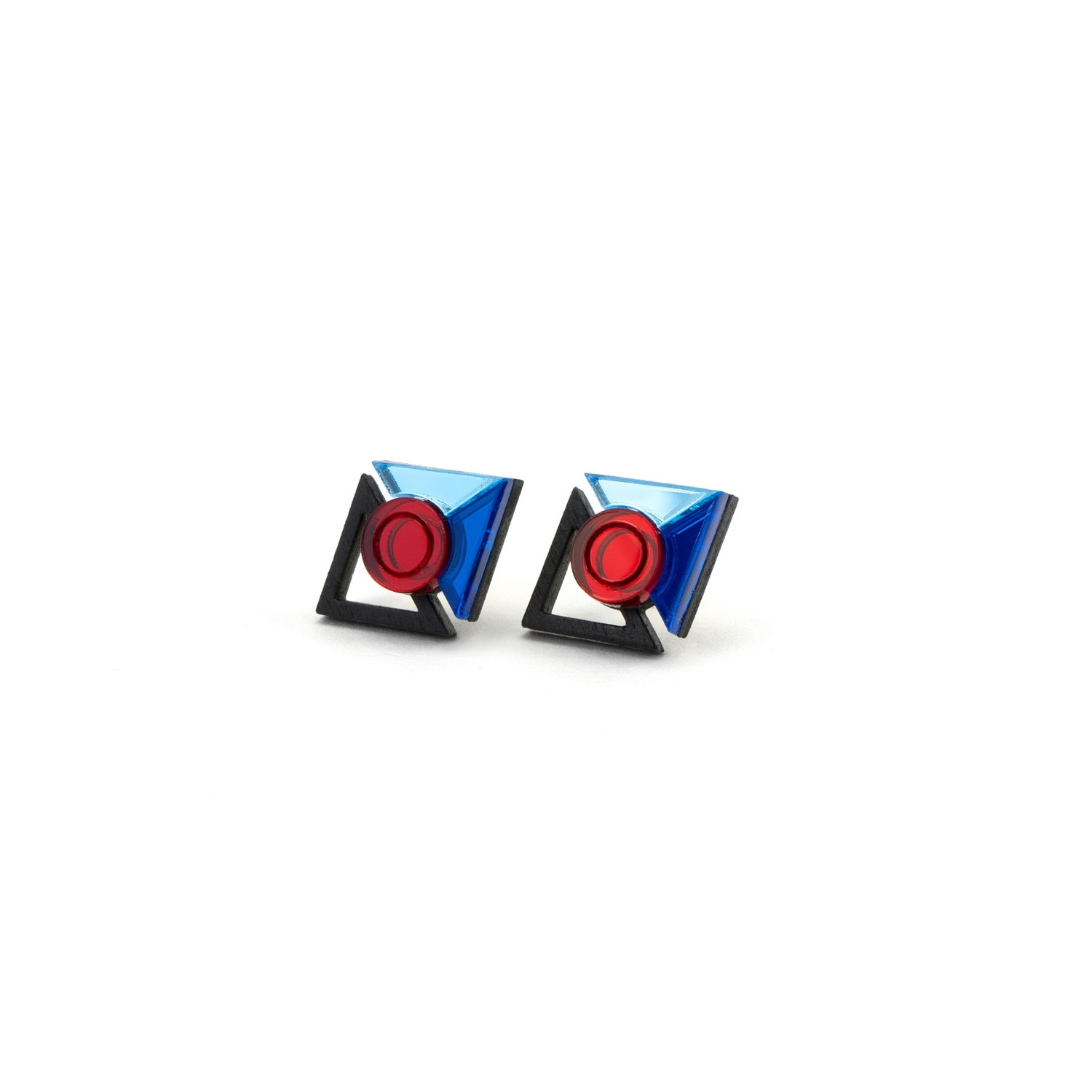 RAMIEL STUDS by MYSTIC FORMS（Iceblue-Blue-Red）