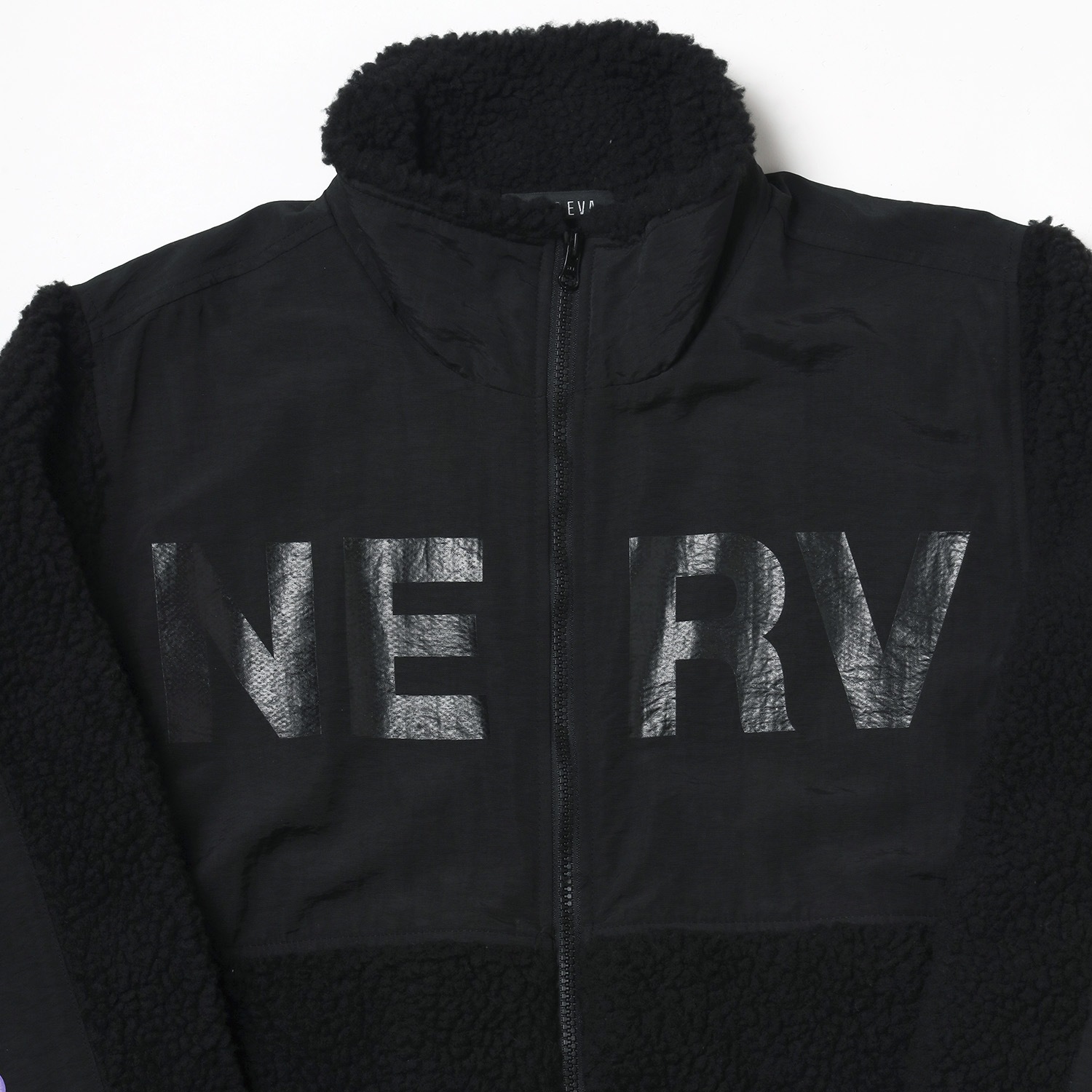 EVANGELION BOA JACKET β (BLACK(EVA-01))