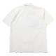 THE BEAST SHORT SLEEVE WORK SHIRT (WHITE(PURPLE))