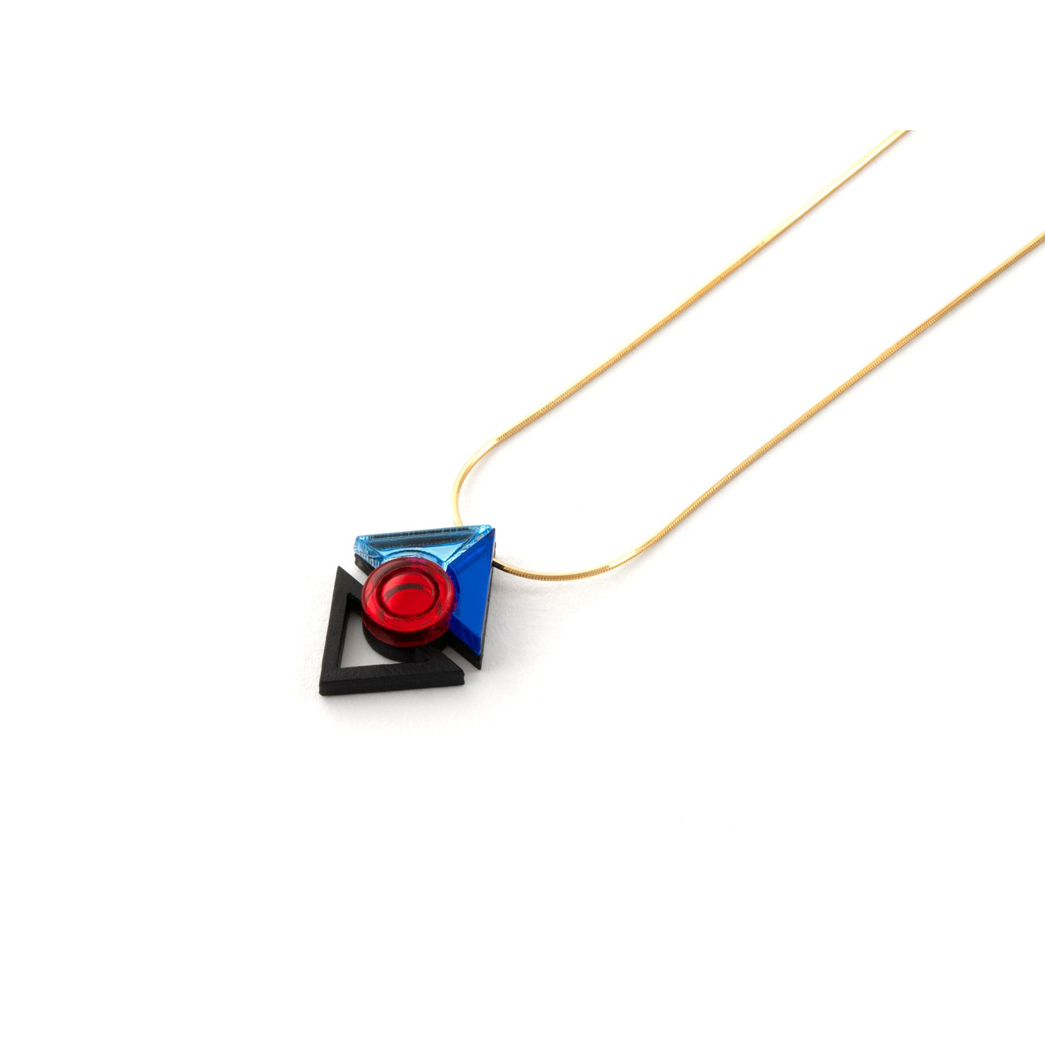 RAMIEL NECKLACE by MYSTIC FORMS（Iceblue-Blue-Red）