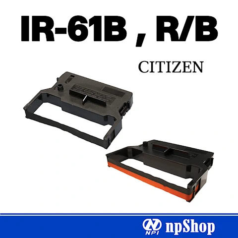 IR-61|インクリボン黒、赤/黒(6個入)|シチズン・システムズ純正インクリボン