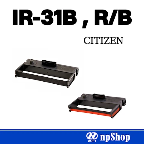 IR-31|インクリボン黒、赤/黒(10個入)|シチズン・システムズ純正インクリボン