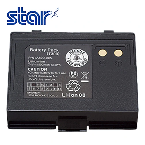 リチウムバッテリーパック T3｜SM-T300iシリーズ用｜スター精密純正プリンターオプション