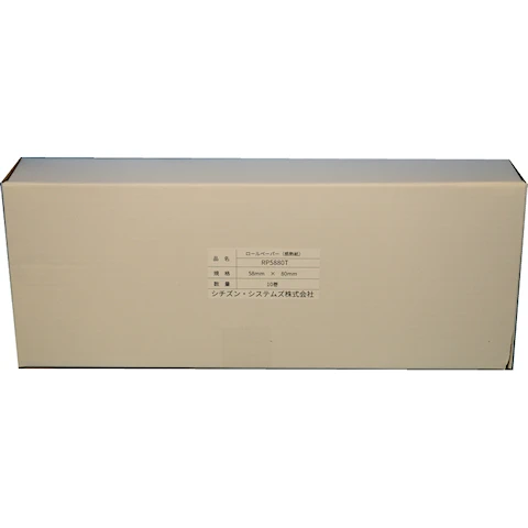 RP5880T｜サーマルロール紙（10巻入）｜幅58mm×径80mm｜感熱紙