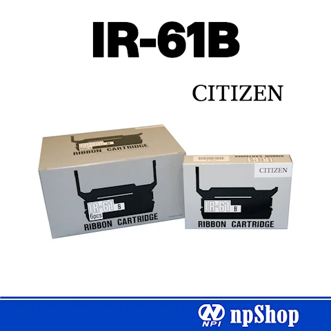 IR-61｜インクリボン黒、赤/黒（6個入）｜シチズン・システムズ純正
