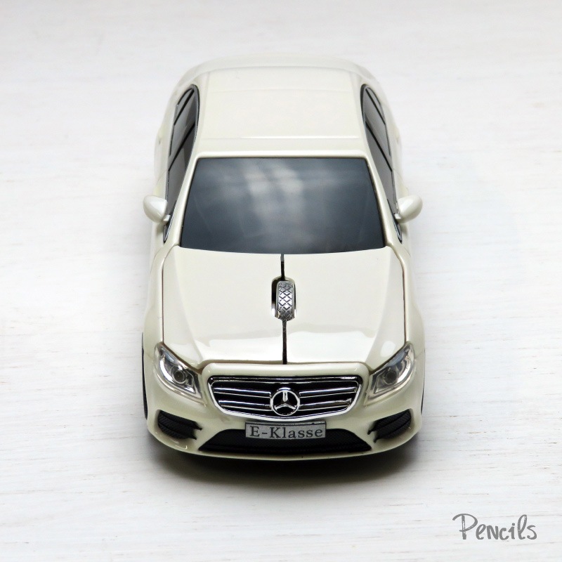 送料無料】無線マウス ベンツEクラスW213 ポーラーホワイト 2.4GHz