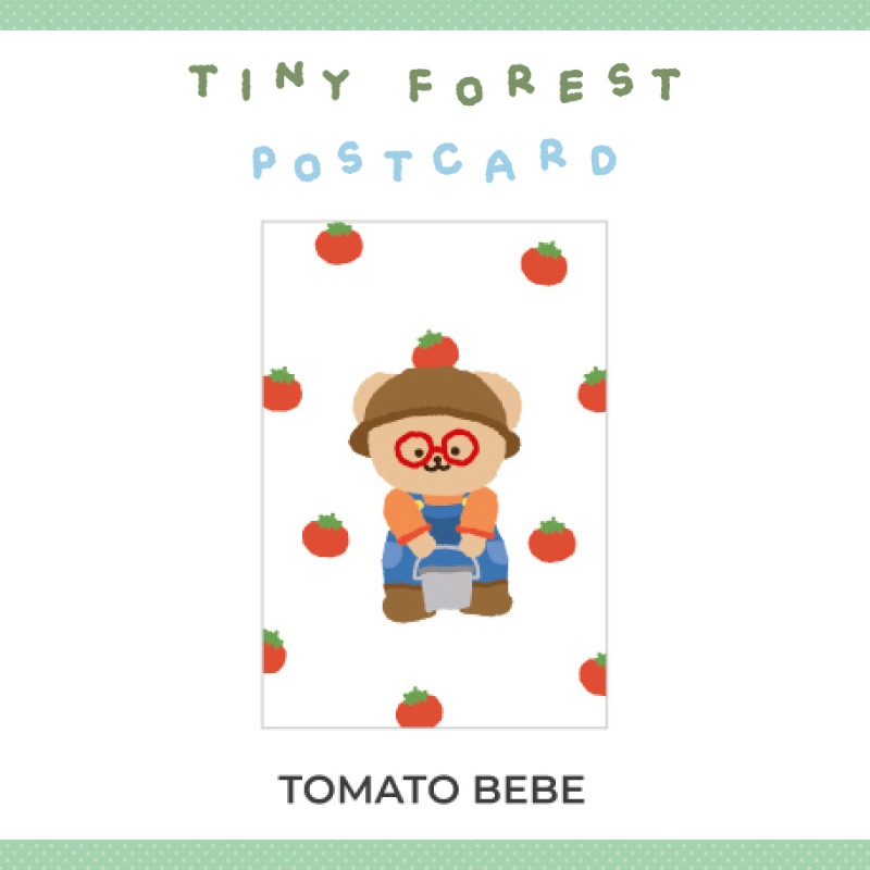 ��TETEUM�ӥƥåȥ� TINY FOREST �ݥ��ȥ����ɡ�TOMATO BEBE��
