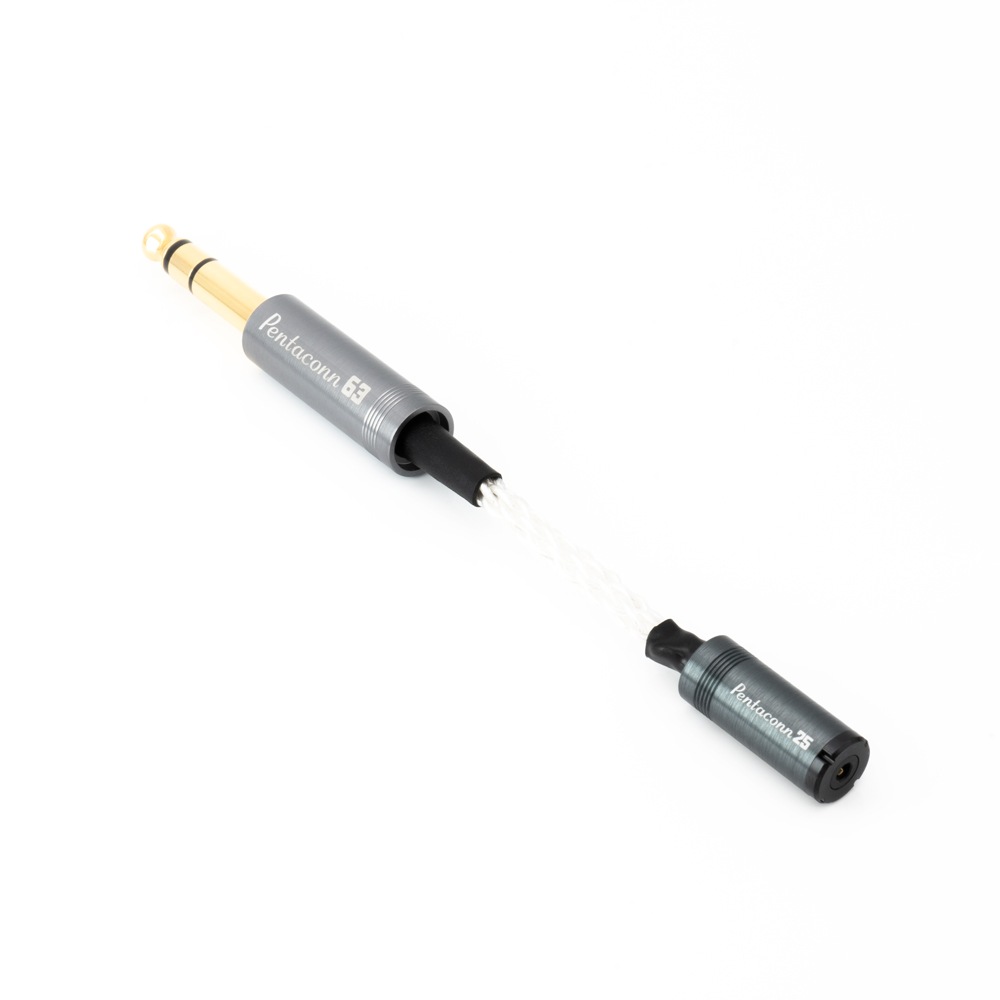 pentaconn 6.3mmOFCプラグ⇔4.4mmジャック 変換ケーブル 6.3mm OFC プラグ ⇔ 2.5mmジャック変換ケーブル | CONVERSION