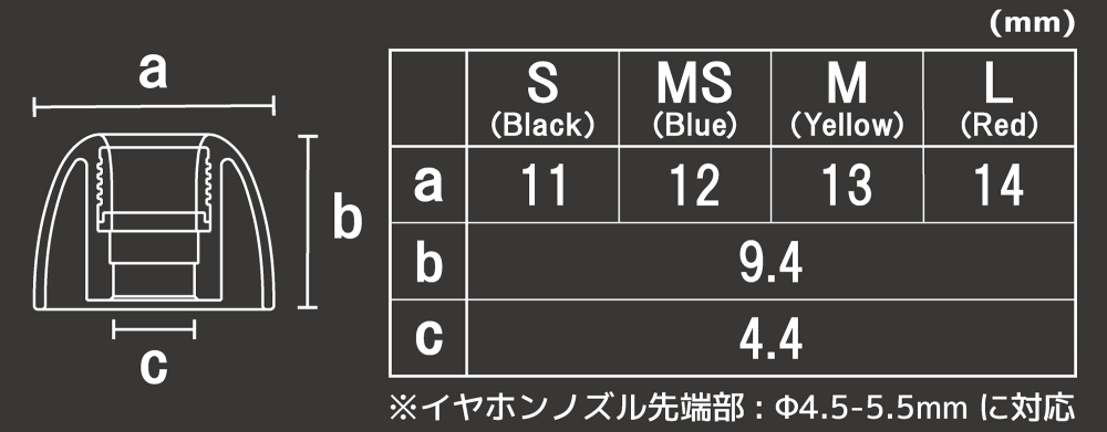 金属コア内蔵イヤーピース COREIR-コレイル- BRASS　*送料無料！！