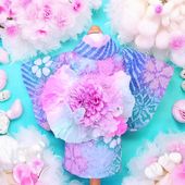 ペットの浴衣有松絞り宵しずくよいしずく-犬の浴衣猫の浴衣