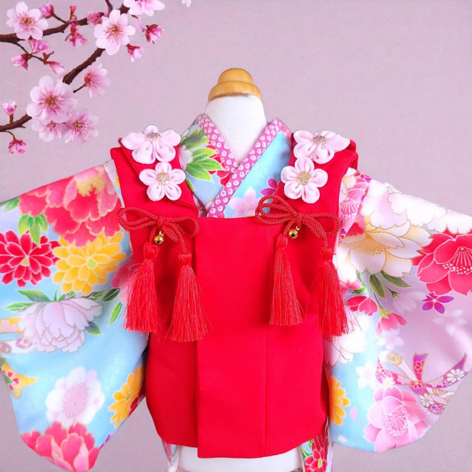⑦オーダー用パネル ワンちゃん和服 おーちゃんの七五三♡和装姉妹が中々素敵だった☆himawari-CH