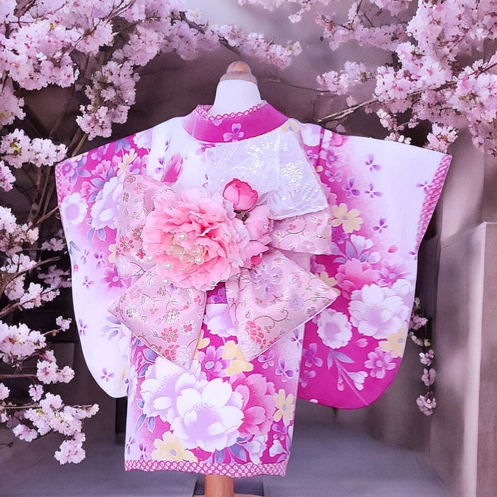 ペットの着物犬服の着物ー桜隠し | 着物 | オーダーメイドペット