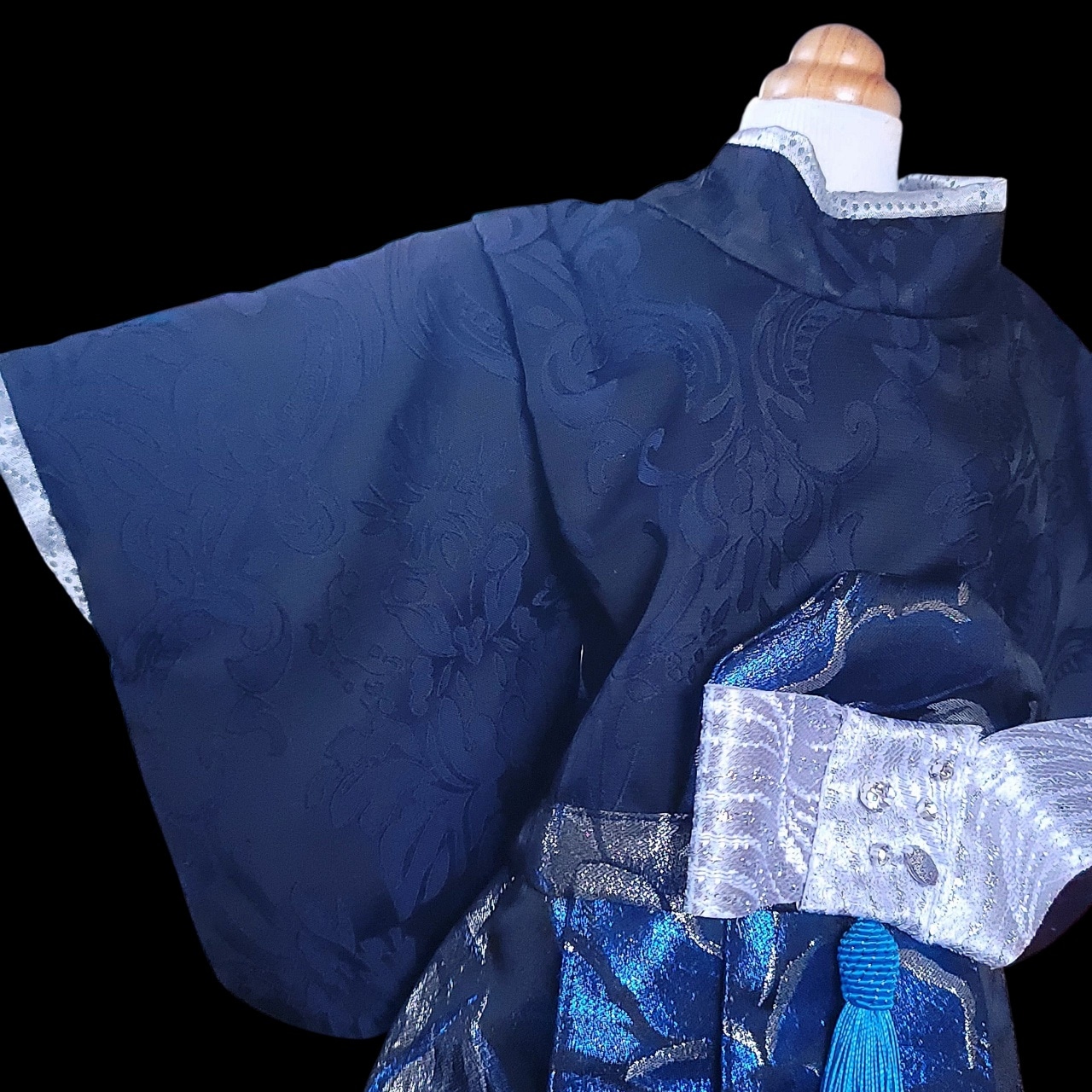 ペットの着物犬の袴ー蒼雅sougaペットの袴（帯電防止裏地付き