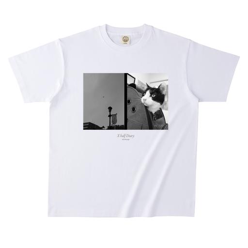 如月 サラ＃1 オーガニックコットンTシャツ[X half Diary]