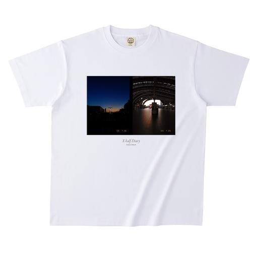 菊池 美範＃1 オーガニックコットンTシャツ[X half Diary]