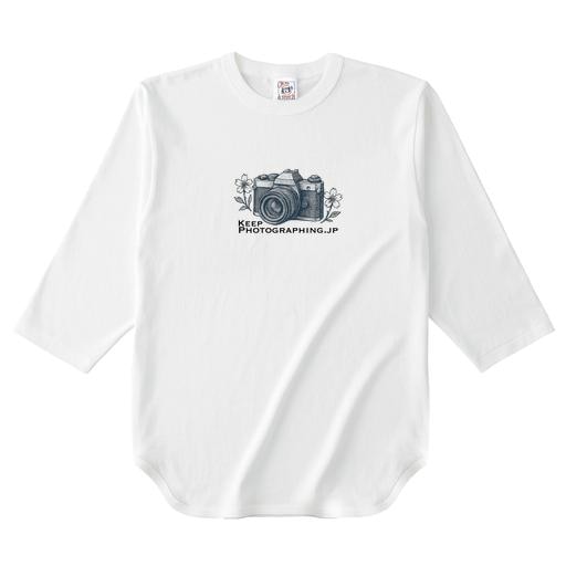 Keep photographing.jp ＃1 七分袖ベースボールTシャツ