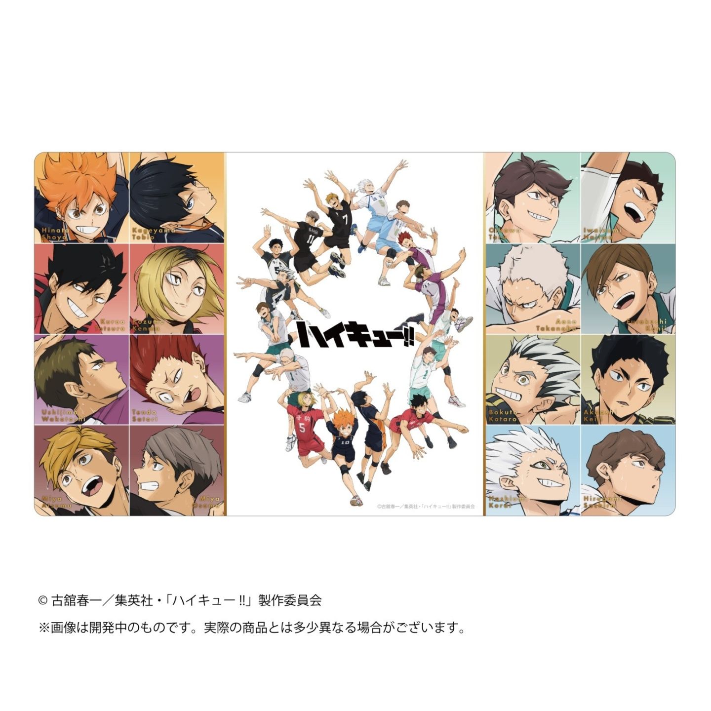 予約1月15日発送予定】ツキナギ ハイキュー ラバーデスクマット