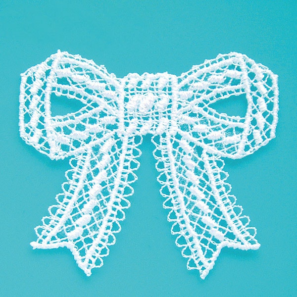 23053 レースモチーフワッペン「リボン」 | オリジナルワッペン