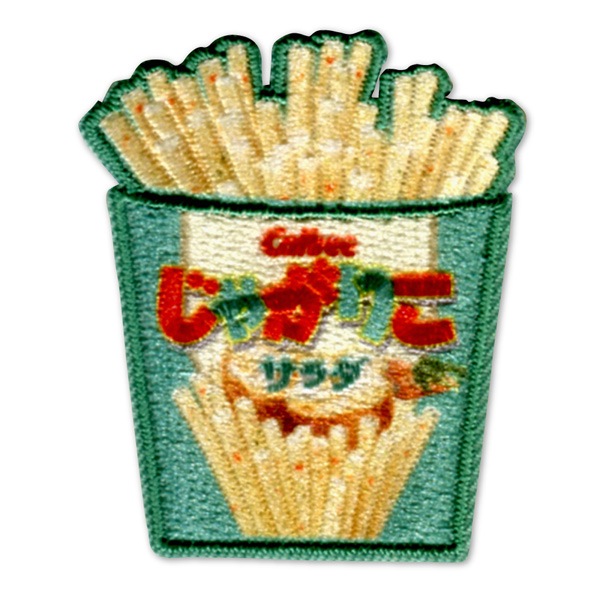 MW07 カルビーワッペンシリーズ「じゃがりこ」アイロン・シール