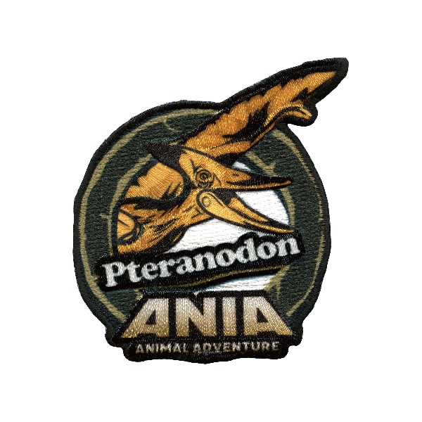 TOM13 【アニア】 ワッペン プテラノドン シールアイロン両用タイプ