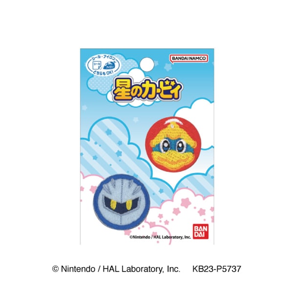 BAN130【星のカービィ】アイコン 2個付きワッペン デデデ大王