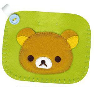 RK27 簡単手芸☆キャラタグキット「リラックマ」<br>カード入れ