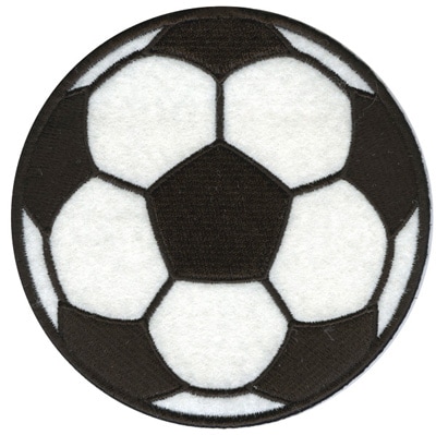 17594 ポケットワッペン「フェルトポッケ」☆サッカーボール