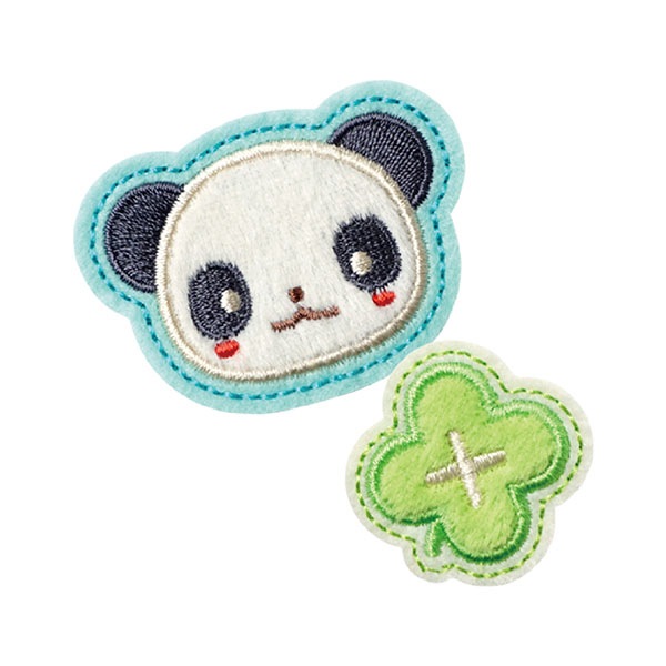 23311 パイオニアワッペンシリーズ ふわふわワッペン【パンダ