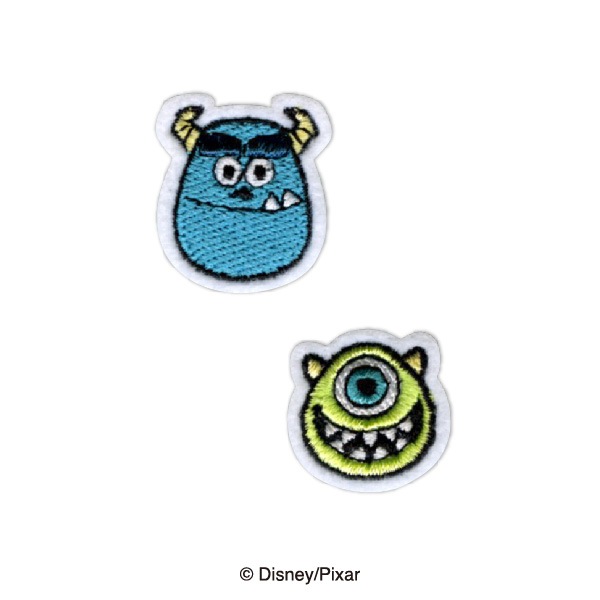 My4 ディズニーキャラクター サリー マイク ワッペン ２個付き アイロン シール両用タイプ Disney その他のキャラクター P S Fan パイオニア ワッペン ハンドメイドクラフト