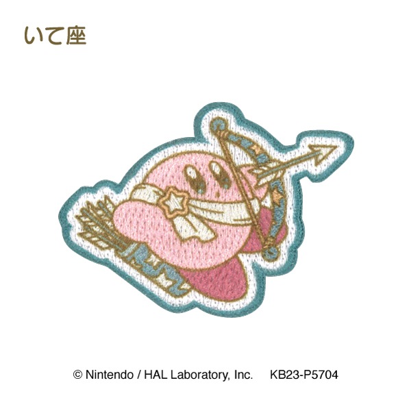 BAN125【星のカービィ】KIRBY ホロスコープ・コレクション ワッペン<br