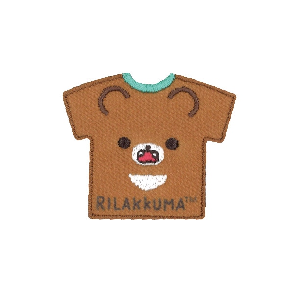 RK51「リラックマ」チャイロイコグマ ワッペン（服デザイン