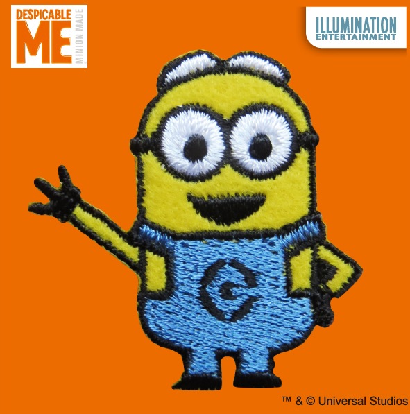 Min04 ミニオン デイブ シールワッペン キャラクター ミニオン P S Fan パイオニア ワッペン ハンドメイドクラフト