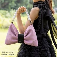 ラプチャー フリルデザイン ブラックショルダーバッグ&お写真のパック 2点セット BAG,SHOULDER/CROSSBODY BAG RAPTURE