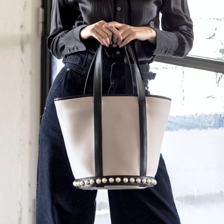 RAPTURE ネイプルズ パールバケットトートLサイズ-TT373L- BAG,TOTE BAG