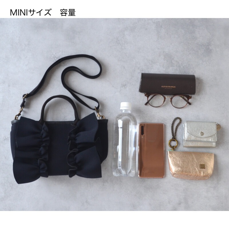 RAPTURE MINI ネイプルズラッフルトートバッグボールパール-MINI