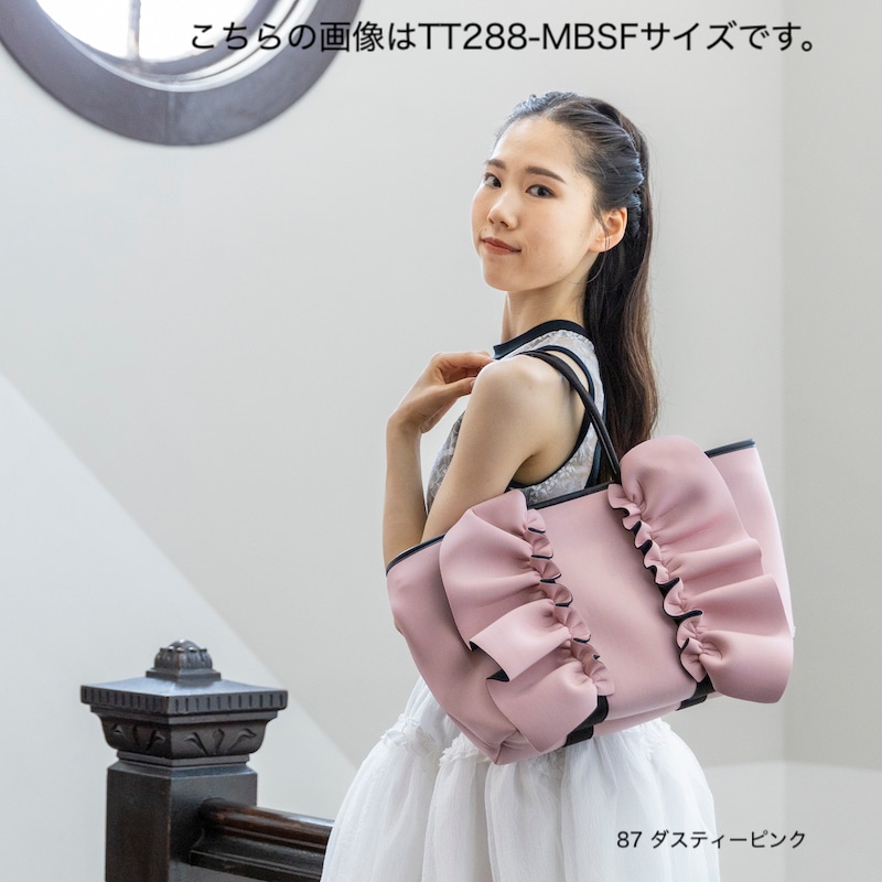 【Raputure】ネイプルズラッフル 2way トート ピンク CBS バッグ Raputure】ネイプルズラッフル 2way トート ピンク CBS バッグ