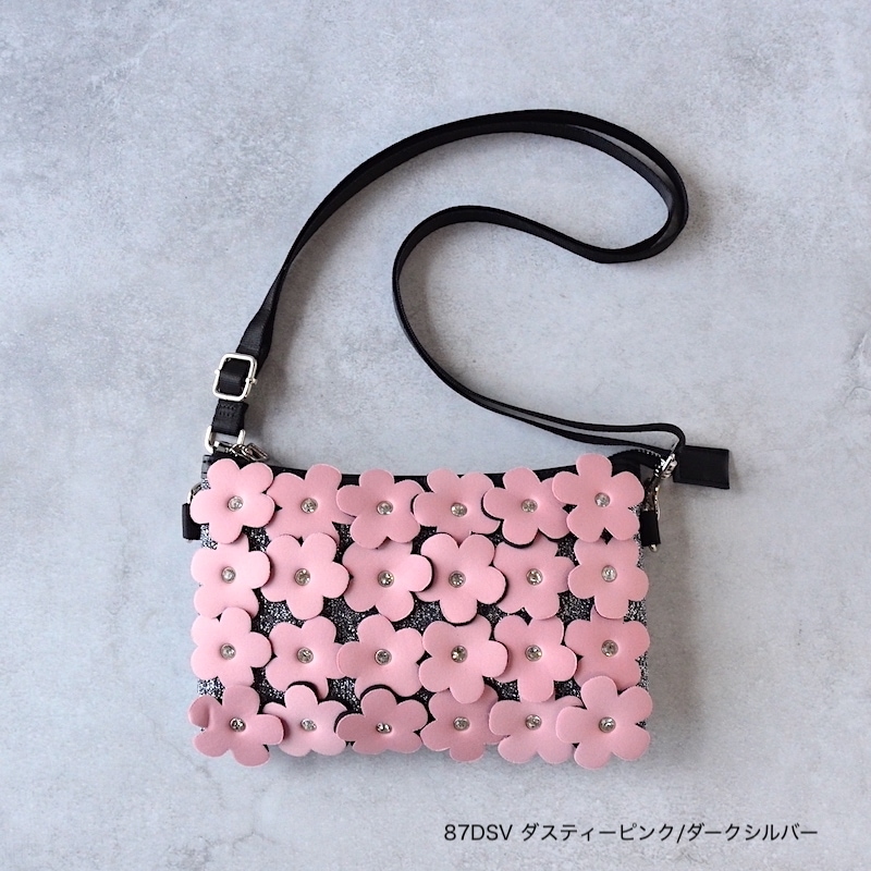 ★美品★エバゴス ウォレット ピンク ポシェット　財布 ebagos エバゴス ショルダーレザーソフト長財布 ピンク - tity
